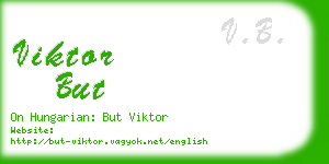 viktor but business card